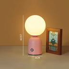 Lampe de bureau sans fil Foehn coloris rose, hauteur 23 cm