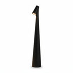 Lampe de bureau design Ambra noire, packshot fond blanc