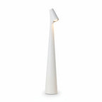 Lampe de bureau design Ambra blanche, packshot fond blanc