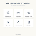 Veilleuse méduse Lagon : effet aquarium, multicolore, bouton sur la base, USB ou piles, lumière apaisante, idée cadeau