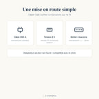 Infographie Opale : alimentation USB 5V et boîtier à 4 boutons