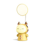 Veilleuse lampe de bureau enfant Câlin, coloris jaune, sur fond blanc