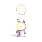 Veilleuse lampe de bureau enfant Câlin, coloris violet, sur fond blanc
