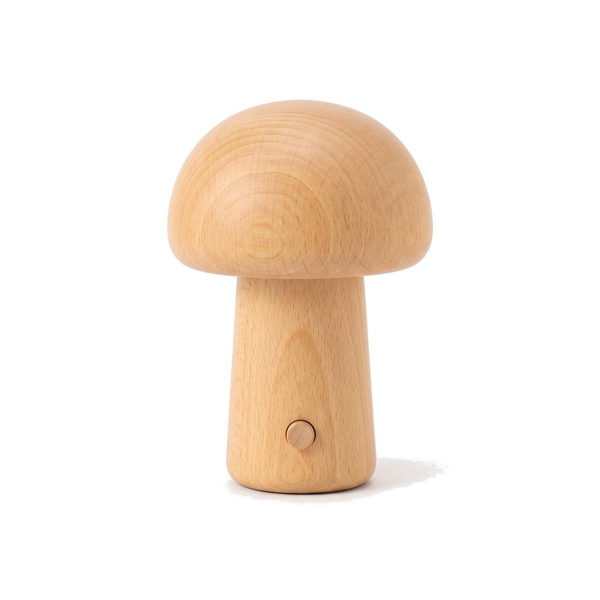 Veilleuse en bois Pilou, finition hêtre, taille Petite, packshot fond blanc