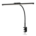 Lampe de bureau LED à pince Orion 1 tête tactile, sur fond blanc