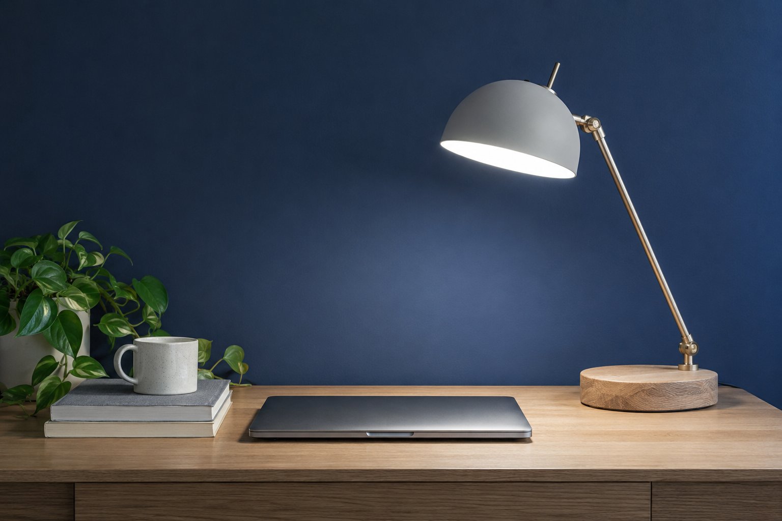 Lampe de bureau design Candeora en lumière blanche froide pour la concentration en journée