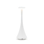 Lampe de bureau sans fil Autan, coloris blanc, packshot fond blanc