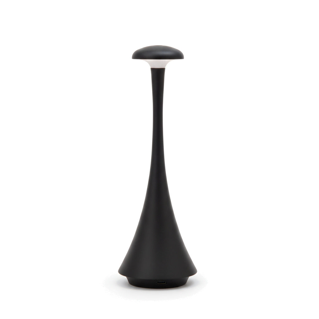 Lampe de bureau sans fil Autan, coloris noir, packshot fond blanc