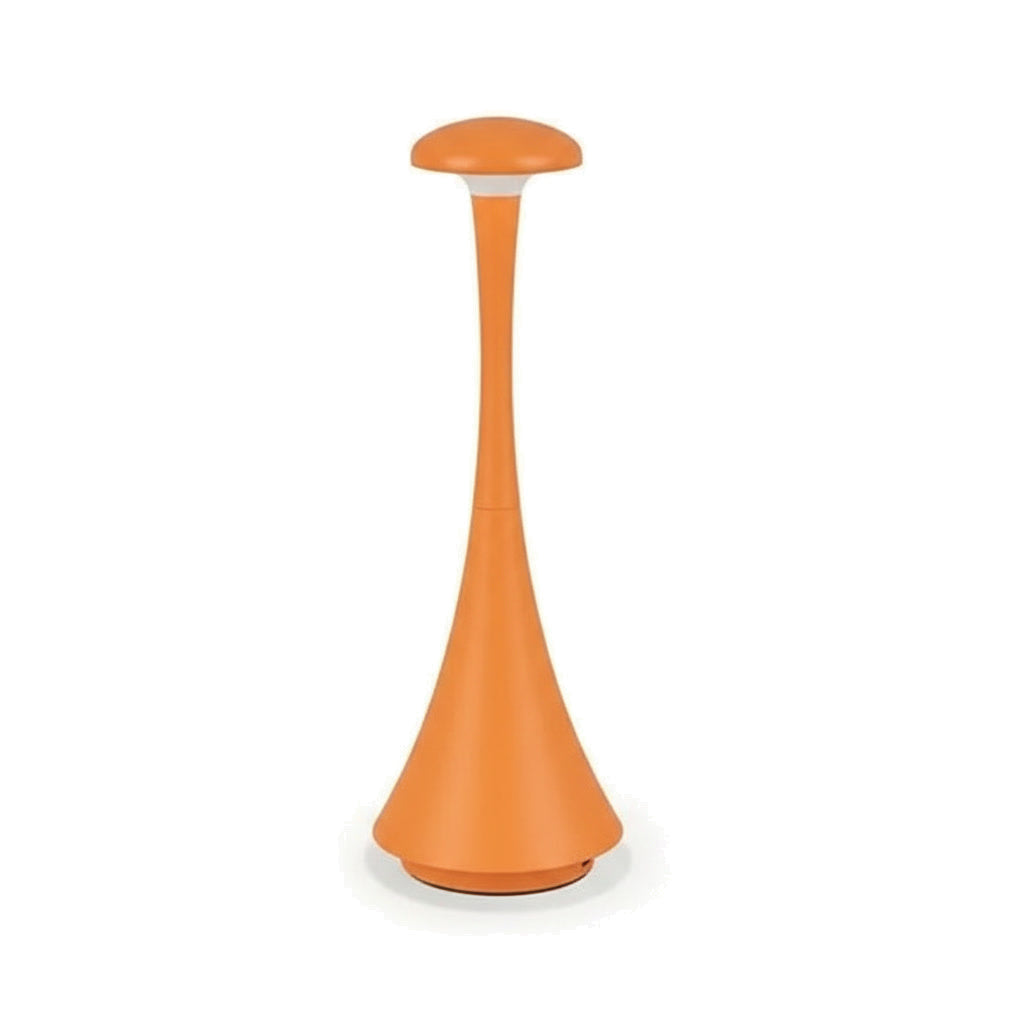 Lampe de bureau sans fil Autan, coloris orange, packshot fond blanc