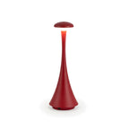 Lampe de bureau sans fil Autan, coloris rouge, packshot fond blanc