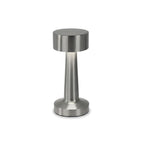Lampe de bureau sans fil Bora, packshot fond blanc, finition argent