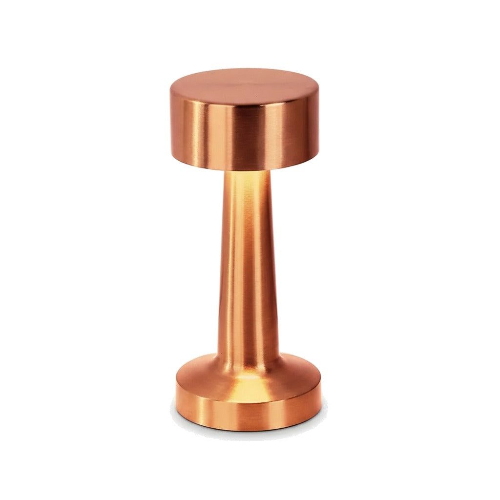 Lampe de bureau sans fil Bora, packshot fond blanc, finition bronze