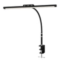 Lampe de bureau LED à pince Orion 1 tête tactile, sur fond blanc