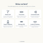 Les six atouts de la lampe de bureau sans fil pliable Brise Candeora